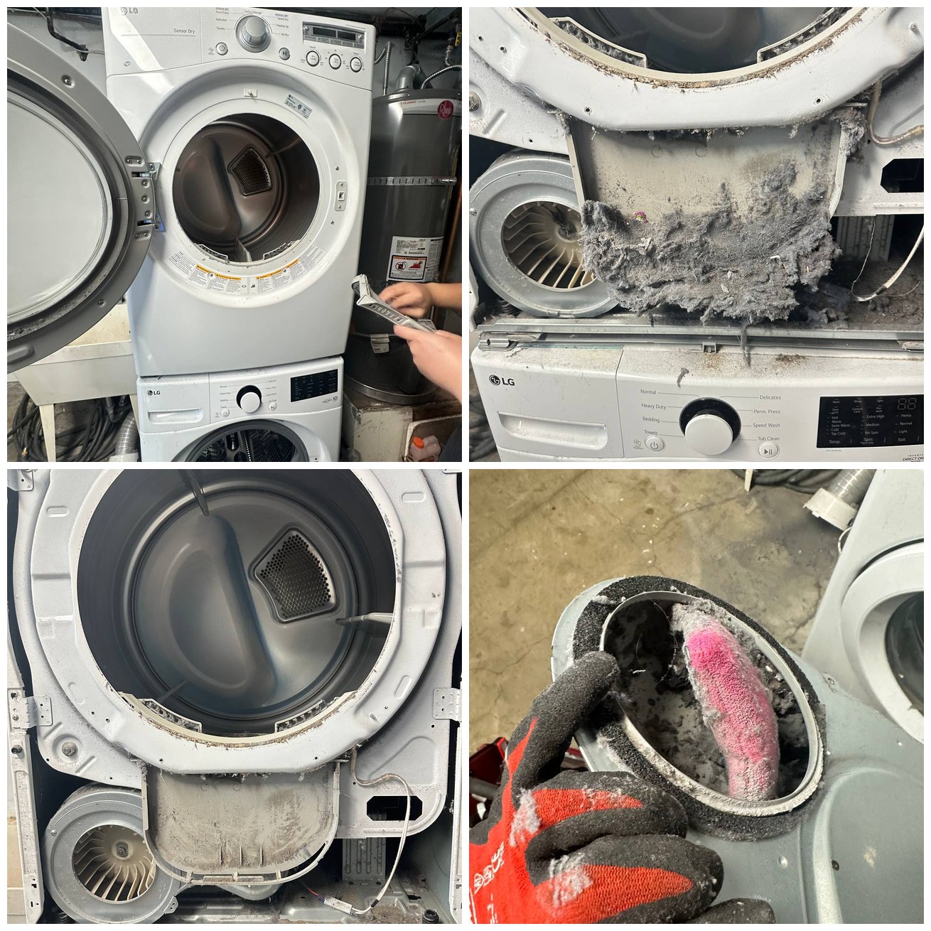 D90 Error Cleared on Stackable Washer & Dryer Unit in San Francisco Sunset District